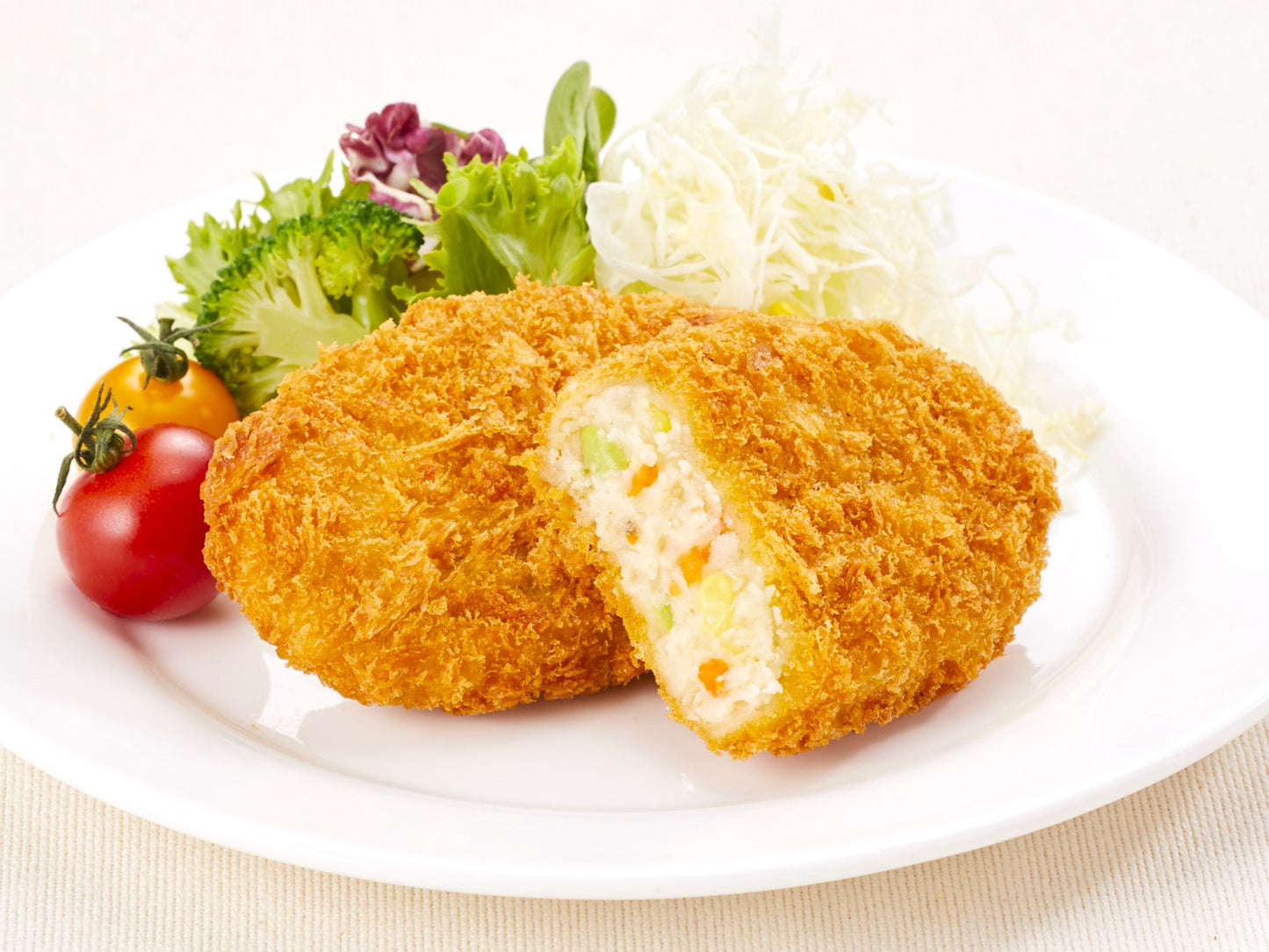 【１６Ｐ】さくっと！旨じゃがコロッケ（野菜） (70g×16個)×4袋