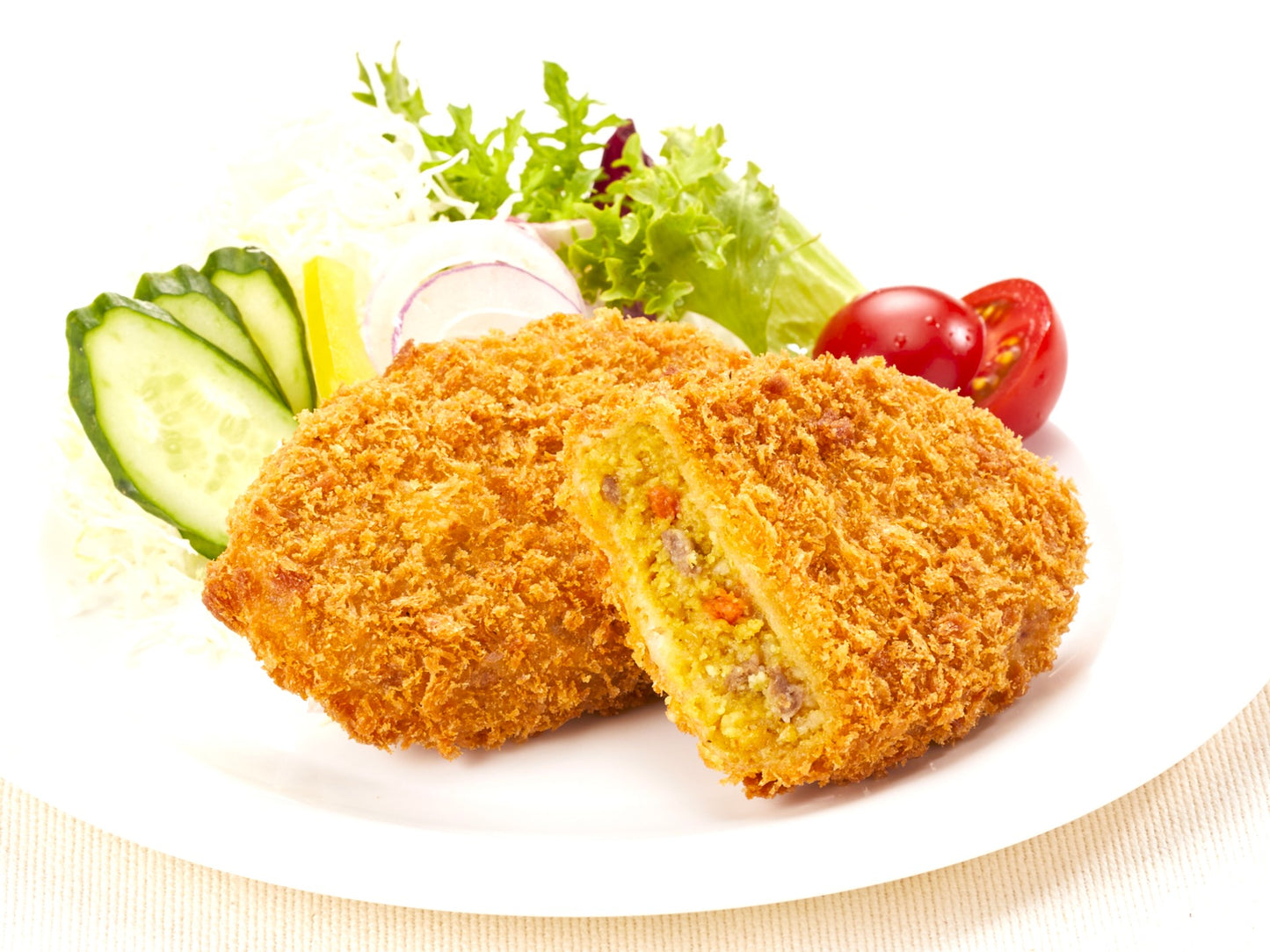 【１６Ｐ】さくっと！旨じゃがコロッケ（カレー） (70g×16個)×4袋